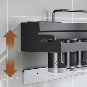 Iron Metal <strong>Wall</strong> Mounted Knife Holder Tableware <strong>Storage</strong> Shelving <strong>Units</strong> Spice Organizer Rack Home Kitchen Design OEM Box Hotels - Product Image 2