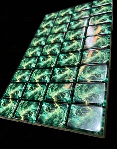 Mahjong Oh My Mahjong haut de gamme, personnalisé, vert menthe, 4 couches, en acrylique, motif grain de gazon, Mahjong américain, cadeau exquis - Product Image 6