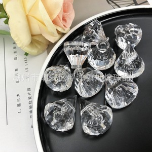Acrylic Pendant Drill 24x25mm Diamond Shape For DIY Jewelry Accessories Durable Geometric Handle <b>Knob</b> - Product Image 3