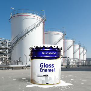 Recubrimiento Líquido de Esmalte Alquídico a Base de Aceite, de Primera Calidad, Duradero, con Retención de Brillo y Anticorrosión, para <span class=keywords><strong>Pintura</strong></span> de Maquinaria Pesada y Muebles de Acero - Product Image 1