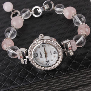 Bracciale Fortune Stone Duobao in Cristallo, Orologio <span class=keywords><strong>da</strong></span> Donna di Lusso Leggero con Diamanti Incastonati e Quadrante a Fritillaria - Product Image 3