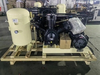 Precio de fábrica, serie Hengda, alta presión 30/40 Bar Tipo vertical, máquina de compresor de aire de pistón para uso industrial ecológico