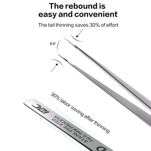 Pincettes de précision 3D i2C, pincettes en acier inoxydable haute dureté 3D NS-02 NS-03 NS-04 pour la réparation des puces de la <span class=keywords><strong>carte</strong></span> mère d'<span class=keywords><strong>iPhone</strong></span> - Product Image 2