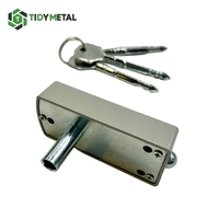 Kunci Pintu Geser Kaca Patio TIDY DL-01, Aman, Modern, Aluminium & Baja Anti Karat, Sistem Tekan Tombol, Tahan Lama