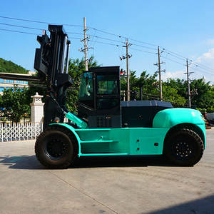 מלגזה חדשה מדגם ג'יצ'ואן דיזל 4X4, אורך מזלג 1220 מ\\\"מ, תורן דו-שלבי, מתאימה לשטח, קיבולת 16-42 טון, ממקור ג'יאנגסו. - Product Image 4