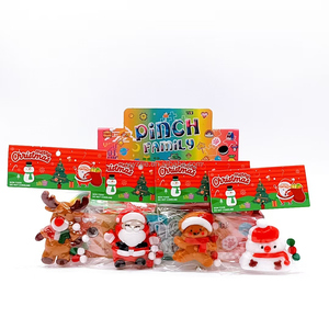 Hot Selling TPR Christmas Squeeze Toy Unisex Decompression Santa Claus <b>Squishy</b> Toy Stress Relief Taba <b>Squishy</b> Elk Christmas Gift - Product Image 2