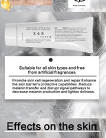 Crème apaisante et hydratante pour le visage 345, pour tous types de peaux