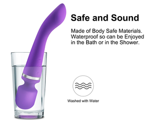 2 Motoren <span class=keywords><strong>Vibrator</strong></span> 360 ° Rotation 2 in 1 Sexspielzeug für Frauen Zauberstab Paar G-Punkt Klitoris Stimulator Waren Sexspielzeug für Frauen - Product Image 4