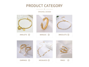 Thời trang thép không gỉ trang sức đồ trang sức bướm tim Clover hình dạng thép không gỉ Vòng đeo tay cho phụ nữ - Product Image 6