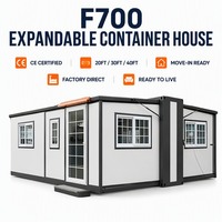 Maison conteneur extensible en gros, directement de l'usine, 20ft 40ft, maison modulaire préfabriquée, CE ISO9001, OEM ODM, pour les marchés des États-Unis et du Canada