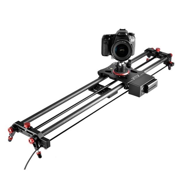 Carbon Fiber 60 cm Electric Slider DSLR Camera Slider Shooting Stabilizer Rail for Video Photography Dolly Track Slider