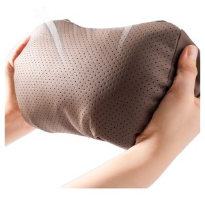 Ensemble de soutien lombaire et cervical Wenjie en cuir PU, blanc, universel, idéal pour toutes les saisons - Product Image 5