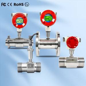 Hoge Precisie Ss304 Ss316l Vloeibaar Gas Turbine <span class=keywords><strong>Flow</strong></span> Meter Lage Prijs 24V Rs485 Stoom Franged Turbine Flowmeter Voor Warm Water Olie - Product Image 1