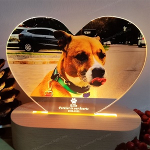 Lámpara LED Personalizada en Memoria de Mascotas, Regalo Conmemorativo para Perros y Gatos, Adorno para <span class=keywords><strong>Amantes</strong></span> de Mascotas - Product Image 6