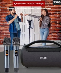 Sodlk T300 T300plus Âm Thanh Máy Nghe Nhạc Với Không Dây Mic Khối Lượng Cuộc Sống Ban Nhạc Hệ Thống Loa Công Suất Lớn Cao End Ngoài Trời Âm Nhạc Loa - Product Image 3