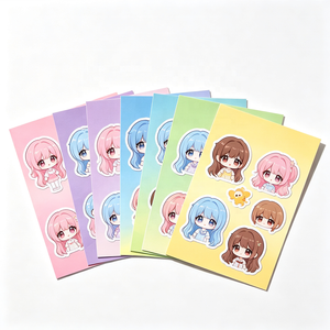 Étiquettes autocollantes personnalisables en papier kraft, découpées à la forme, résistantes à l'eau, pour emballages cadeaux, avec retrait facile partiel, rondes et robustes - Product Image 1