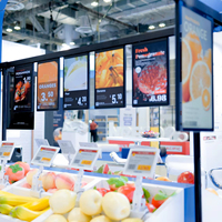 Etiqueta Digital de Precio para Estantes con Pantalla LCD Extensible Zkong, Etiqueta de Precio Digital con Pantalla LCD, Publicidad para Grandes Supermercados
