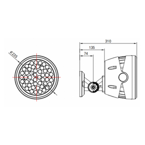 Ngoài trời nhôm IP65 đánh giá <span class=keywords><strong>LED</strong></span> chiếu Đèn sàn không thấm nước thiết kế đèn cho cảnh quan bãi cỏ và đèn lũ cây - Product Image 6