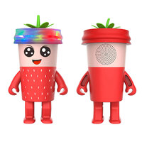 Haut-parleur LED en forme de fruit NOUVEAU Mini Haut-parleur portable sans fil, magnifique et mignon, Fabricant chinois