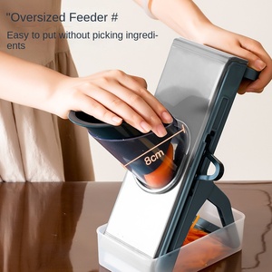 Verstellbarer Multifunktions-Küchenhobel für einfache manuelle Bedienung – Fleisch- & Gemüseschneider für Kartoffeln, Karotten und weitere Lebensmittel - Product Image 4