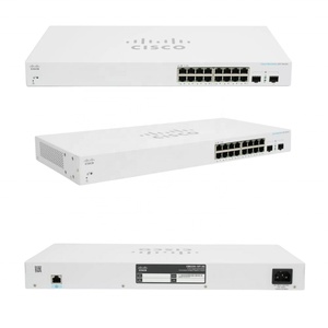 Commutateur Ethernet Gigabit géré haute performance Cisco série CBS220 à 16 ports SFP avec uplinks, modèle CBS220-16T-2G-CN, PoE, SNMP, garantie 1 an - Product Image 1