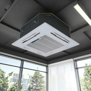 静かなタイプ4ウェイファンコイルユニットホテル用リフトポンプ付きウォーターエアコン冷蔵 & 熱交換装置 - Product Image 1