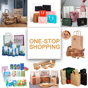 ไม่มีภาษีนำเข้าไทยโดยตรง 0% ภาษีป้องกันการขายดีดขายถูก ถุงกระดาษคราฟท์สีน้ำตาล พิมพ์โลโก้ได้ เป็นมิตรกับสิ่งแวดล้อม สำหรับส่งอาหารกลับบ้านในสหรัฐอเมริกา - Product Image 5