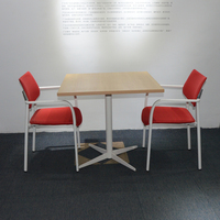 Mobilier rond moderne pour salon maison Table de bureau circulaire en bois MFC Table ronde pour café cuisine