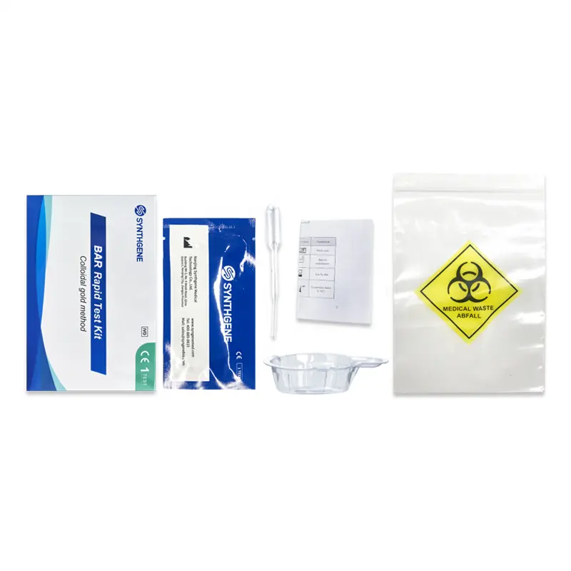 Medical diagnostic BAR Rapid Test  Colloidal gold method  Kit Urine