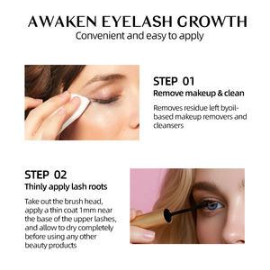 Sérum de croissance des cils et des sourcils végétalien à marque privée pour salon de beauté, effet recourbant pour hommes et femmes, plus longs et plus foncés en 2 à 4 semaines - Product Image 3