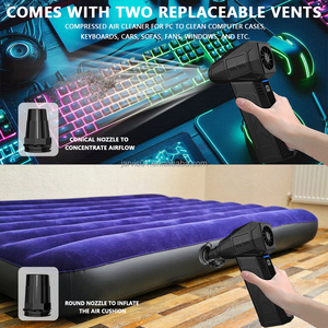 Quạt mini Turbo điện 130000 vòng/phút, máy thổi khí nén điện 3 tốc độ, quạt thổi khí nén X11 Turbo - Product Image 4