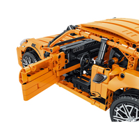 Mork – voiture de course de haute technologie 023024-1, modèle statique, blocs de construction, véhicule MOC, briques, jouets pour filles