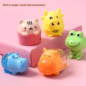 <span class=keywords><strong>Taille</strong></span>-<span class=keywords><strong>crayon</strong></span> en plastique à trou unique, non électrique, 20g, motifs animaux de dessin animé (<span class=keywords><strong>Chat</strong></span>, Grenouille, Cochon, Vache, Dauphin) pour étudiants - Product Image 4
