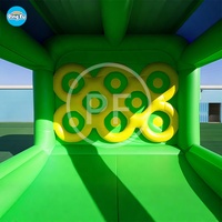 Jeu interactif gonflable commercial de PVC adultes Sport jeu gonflable de jeu de Football de tir de Sport d'IPS