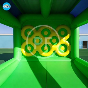 Comercial PVC inflable juego interactivo adultos deporte inflable IPS deporte tiro fútbol juego - Product Image 5