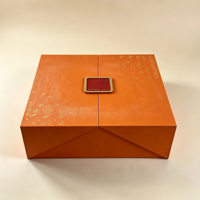 Boîte cadeau alimentaire personnalisée en carton rigide avec doublure en éponge, fermeture magnétique à rabat, impression pour thé, café en grains