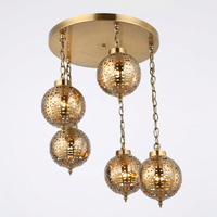 Lampe suspendue en fer de style ottoman avec source de lumière LED à économie d'énergie, garantie de 5 ans de l'usine d'éclairage du Guangdong