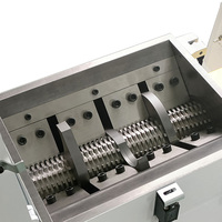 Máquina trituradora de baja velocidad en línea de baja velocidad repuestos de plástico trituradora de plástico Mini trituradora de plástico de laboratorio