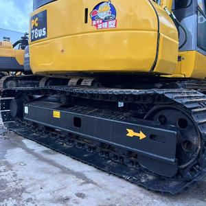 Mini-excavatrice d'occasion KOMATSU PC78US, poids opérationnel 7 tonnes, moteur hydraulique, boîte de vitesses, pompe à engrenages, roulement, PLC, chenilles, modèle 2022 - Product Image 3