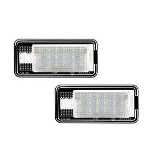 12V 18 LED Auto Canbus Voiture LED Numéro <span class=keywords><strong>Plaque</strong></span> D'immatriculation Lumière pour <span class=keywords><strong>Audi</strong></span> A3 <span class=keywords><strong>A4</strong></span> A6 A8 B6 <span class=keywords><strong>B7</strong></span> Q7 RS6 Plus Avant Quattro Cabriolet Nouveau - Product Image 1