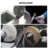 EXL 9S PRO 6x1x1 OEM/ODM Meule abrasive en carbure de silicium pour meulage, polissage et ébavurage, roue convolue