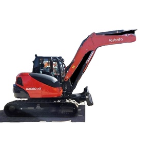 Mini-excavatrice sur chenilles Kubota KX080 d'occasion, 8000 kg, avec pince, petite pelle excavatrice en promotion - Product Image 1