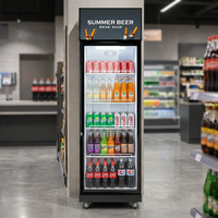 Réfrigérateur de présentation commercial multi-étages ouvert pour supermarché, congélateur îlot pour magasin de détail - Vente en gros usine