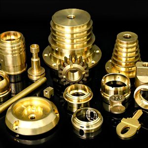 Brass CNC Turning Machined Parts Small Brass CNC Turned Parts Brass Lathe Turning Machining Products Lathe CNC Metal Parts - Product Image 1