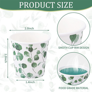 Factory Supply Custom Disposable Bathroom <strong>Cups</strong> <strong>Mini</strong> Mouthwash <strong>Cups</strong> Small Printed <strong>Paper</strong> <strong>Cup</strong> for Home Travel Picnic Party - Product Image 4