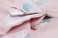 Parure de lit rose, housse de couette 100% coton, ensemble de literie avec drap