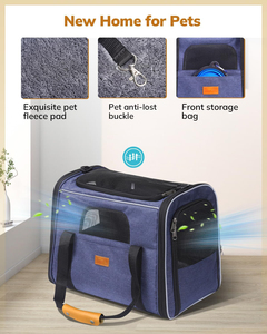 Sac de transport pour animaux de compagnie - Sac de transport pliable en tissu pour chiens et chats - Product Image 4