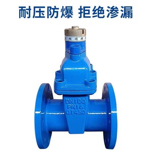 Vanne à opercule Senfm JMZ45X en fonte ductile à bride, joint souple, simple opercule, pour alimentation en eau avec fonction de verrouillage antivol - Product Image 4
