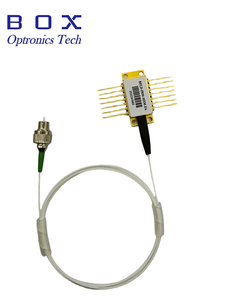 ไดโอดเลเซอร์แบบผีเสื้อ 520 นาโนเมตร 14 พิน พร้อมเทอร์มิสเตอร์ TEC ใยแก้วนำแสง SM PM กำลัง 30 มิลลิวัตต์ หัวต่อ FC APC - Product Image 2