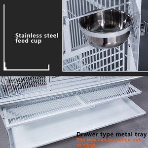 Meilleures ventes Grandes cages à oiseaux en métal avec support - Product Image 4